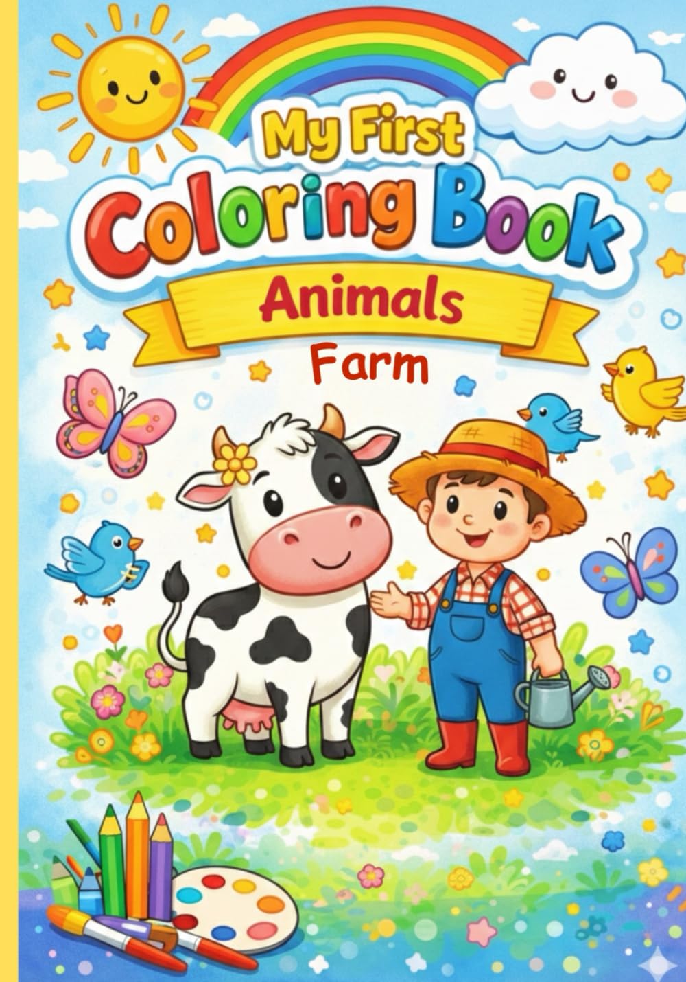 My coloring book - Farm animals