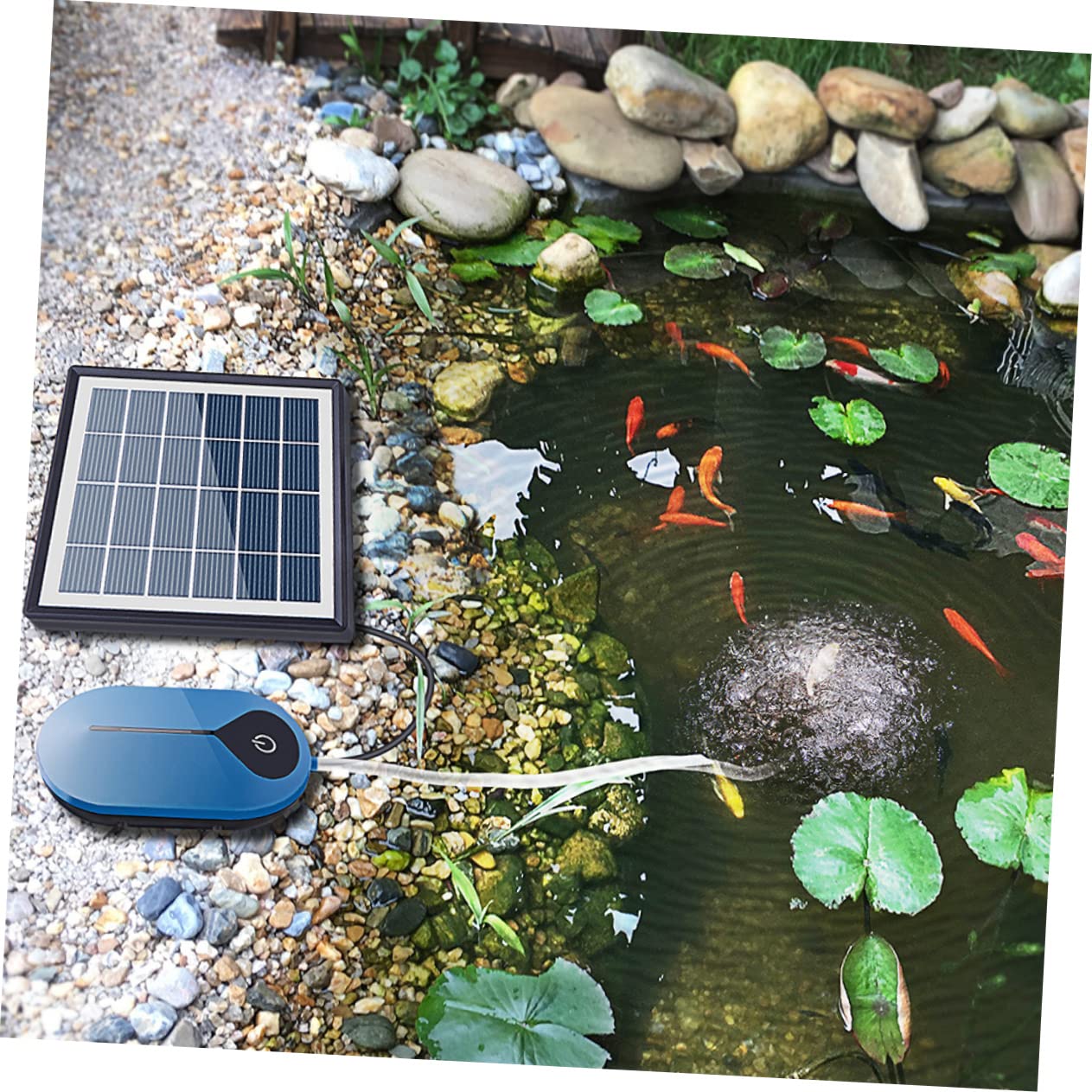 BESPORTBLE Sauerstoffpumpe für Aquarien Luftpumpe für Aquarien Luftschlauch-Aquarium Close Shut in Luftpumpe für Fischbecken Zapfsäule Sauerstoffpumpe für Solarbrunnen Mini draussen