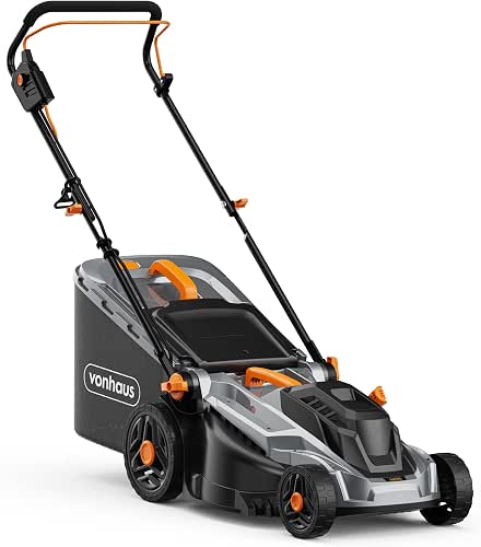 VonHaus Tondeuse à Gazon 1800 W - Tondeuse de Jardin