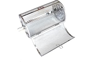 360 Degree Rotating Grill Roaster Air Fryer Basket