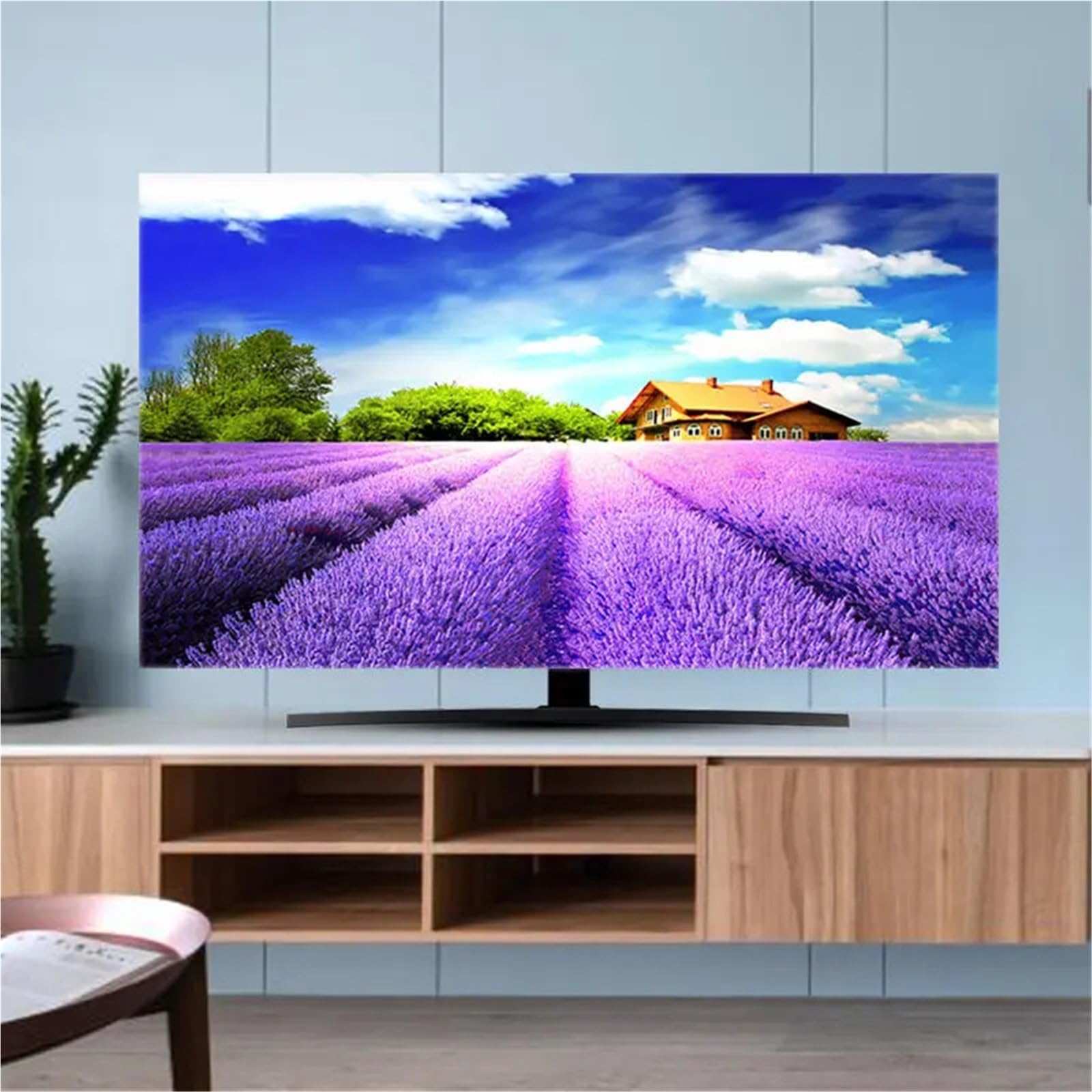 Outdoor TV Covers Copertura TV Antipolvere Copertura TV Panno Antipolvere 32-70 Pollici TV Curva da Tavolo da Appendere per Uso Domestico di Alta qualità Universale(09,49-52inch 118x70cm)