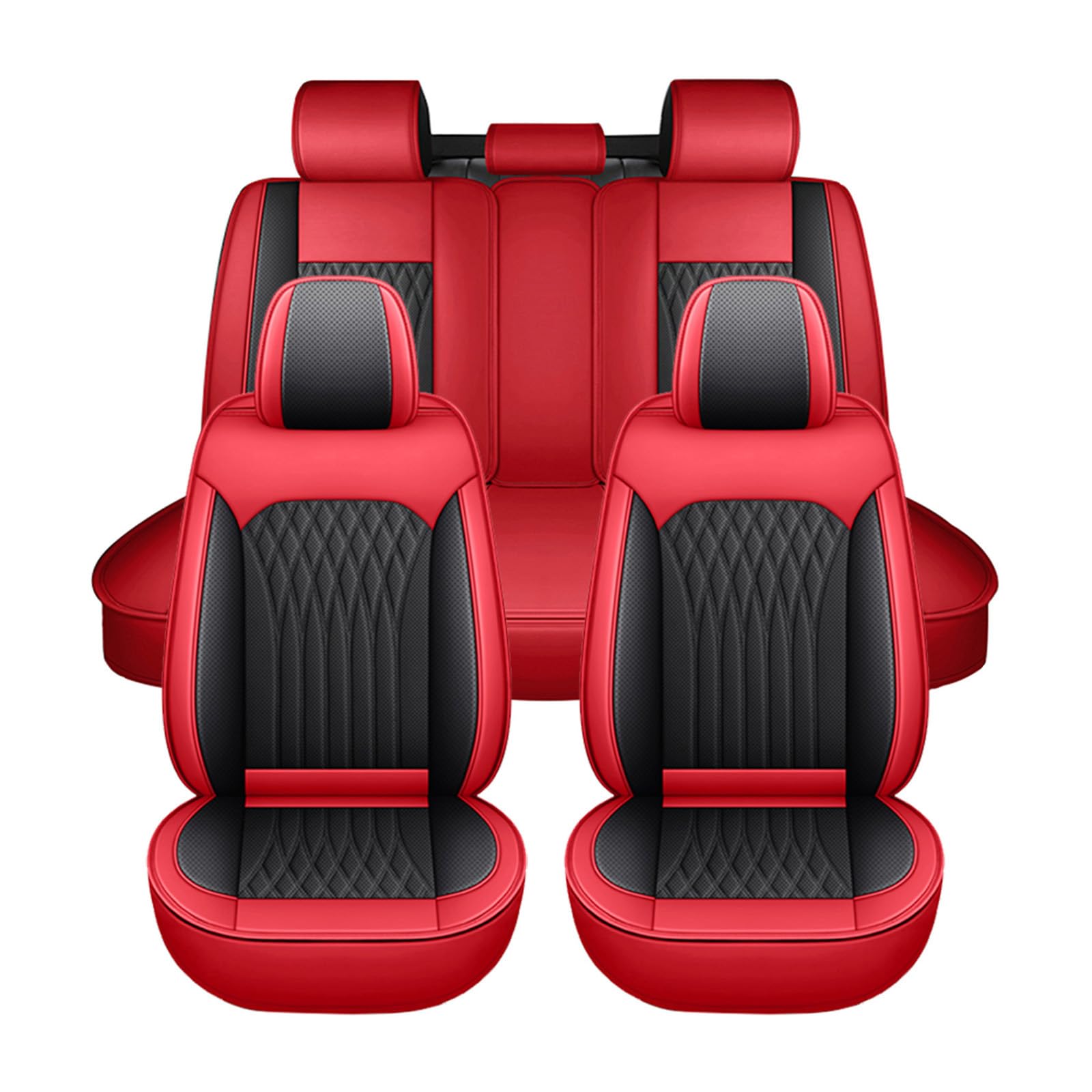 XLUMIOCar Seat Cover Set for Citroen C3 c3 Aircross SUV Live/Feel/Feel Pack/C Series/Shine, 5 Seater Car Seat Cover Waterproof, Leather Car Seat Protector Cover, Car Seat Cover Breathable