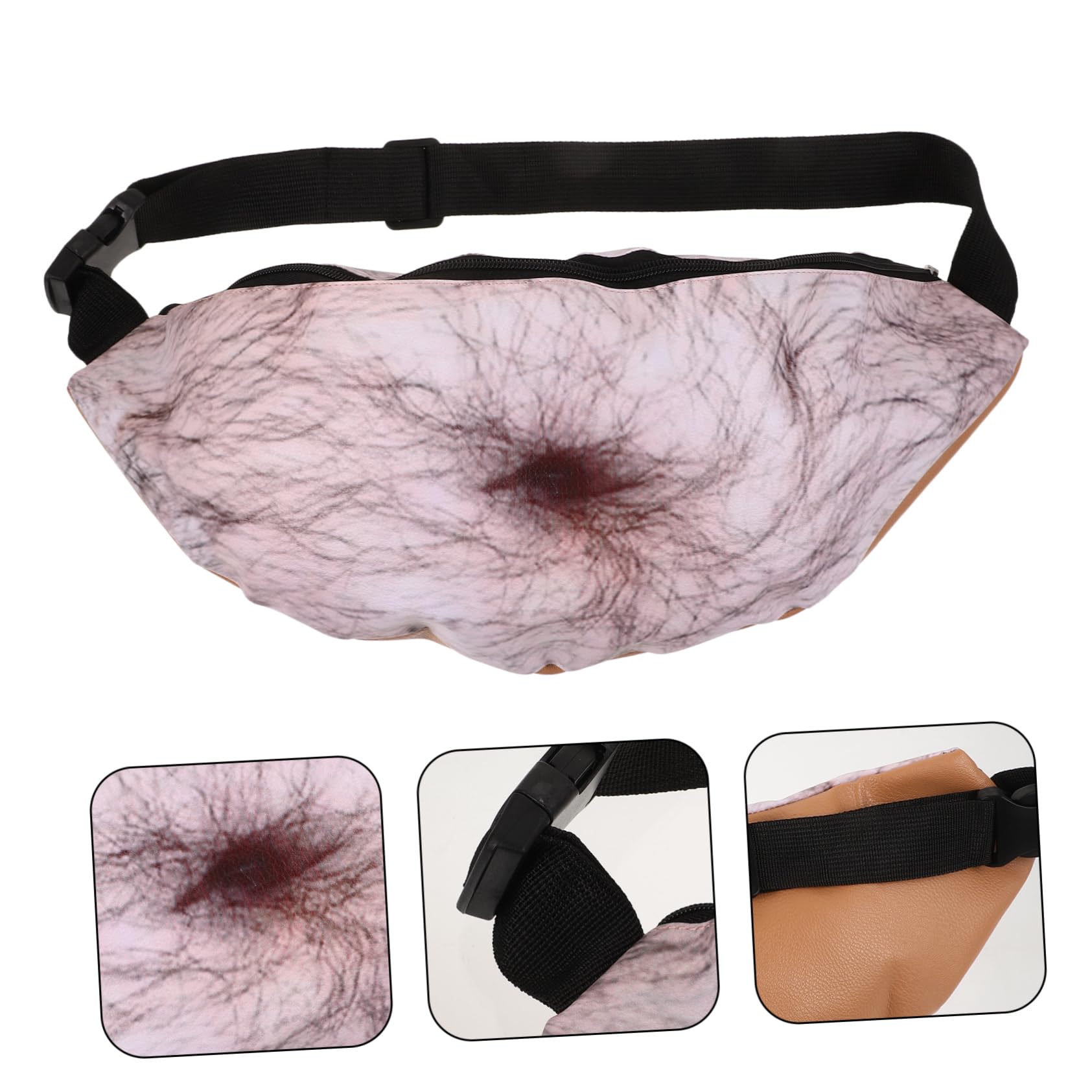 VANZACK Riñonera De Viaje con Bolsillo para Dinero 3 Unidades Antirrobo para Hombre Y Mujer