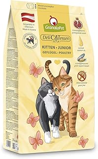 GranataPet DeliCatessen Kitten / Junior Poultry, Dry Food for Cats, Tasty Cat Food, Complete Food without Grains and No Added Sugar, 1.8 kg product image