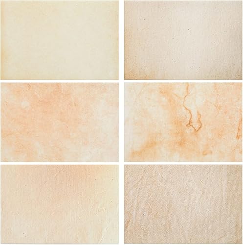 Miniatura 3 de Paquete de 60 tarjetas y sobres en blanco de 3.9 x 5.9 in, papelería vintage para hacer tarjetas, invitaciones de fiesta, anuncios, álbumes