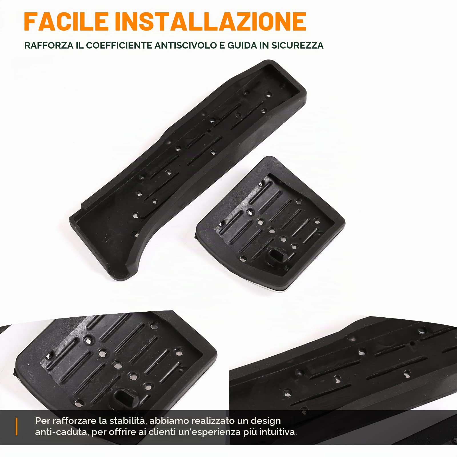 Coperture in Lega per Pedali di Frenata a Carburante per Auto, Accessori per Giulia Stelvio 2017 2018 2019