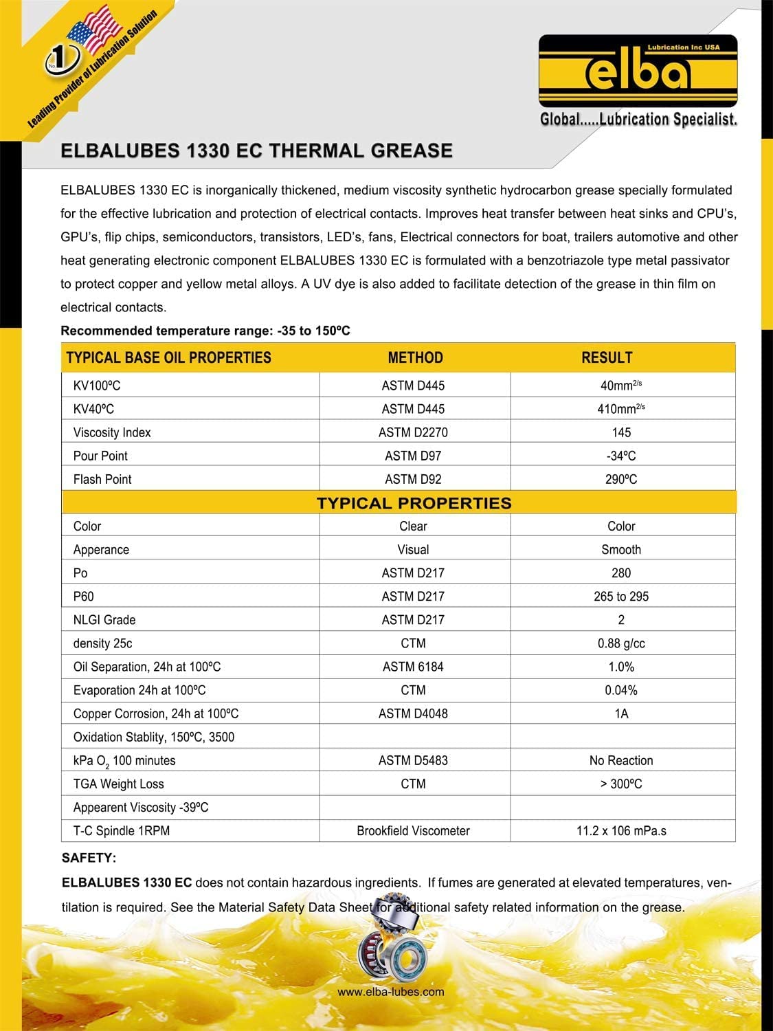 Buy Dielectric Grease ELBALUBES 1330 EC Thermal Grease 30 Grams