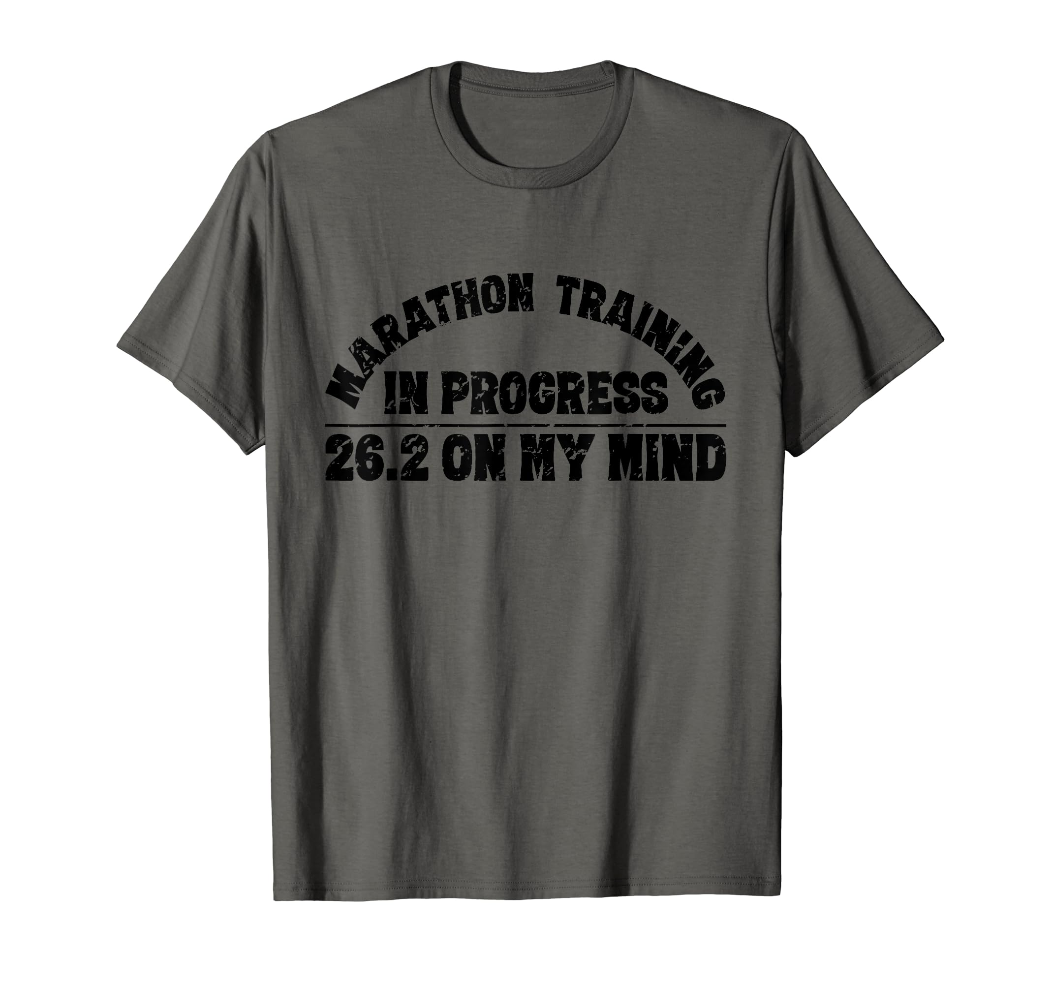Victory Thru VisionMarathon Training In Progress 26.2 On My Mind Runner T-Shirt