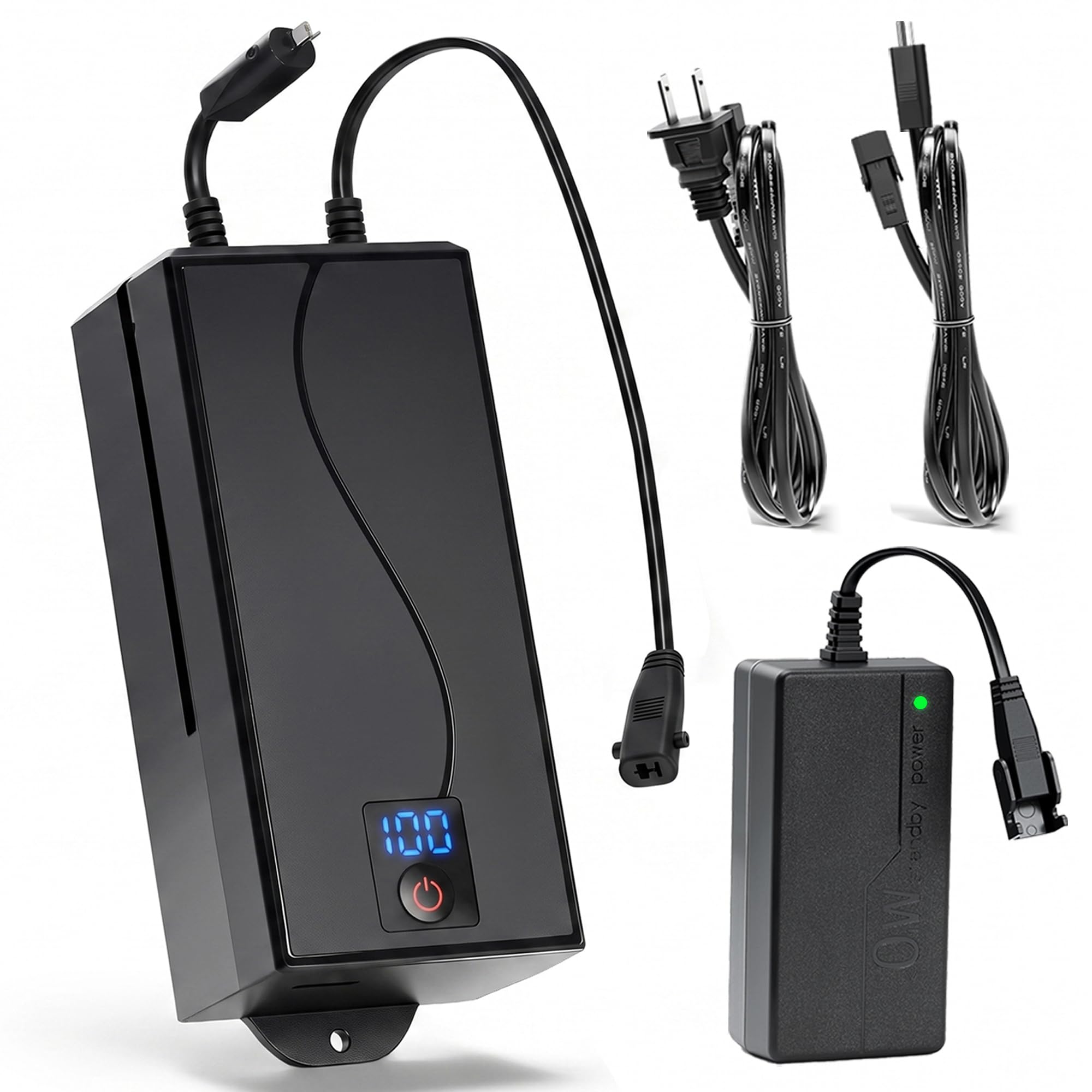Photo 1 of 5000mAh Battery Pack for Reclining Furniture - Universal Recliner Battery Pack with LCD Display for Electric Recliners, Sofas, Lift Chairs and Couch - only Compatible with 2-Pin Motion-1 Pack