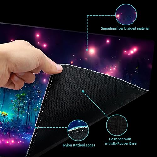 Miniatura 4 de MTG Playmat TCG Playmat PTCG Playmat DND Playmat - Incluye tubo de almacenamiento y 7 dados experiencia de primera calidad y diseño de bloqueo de