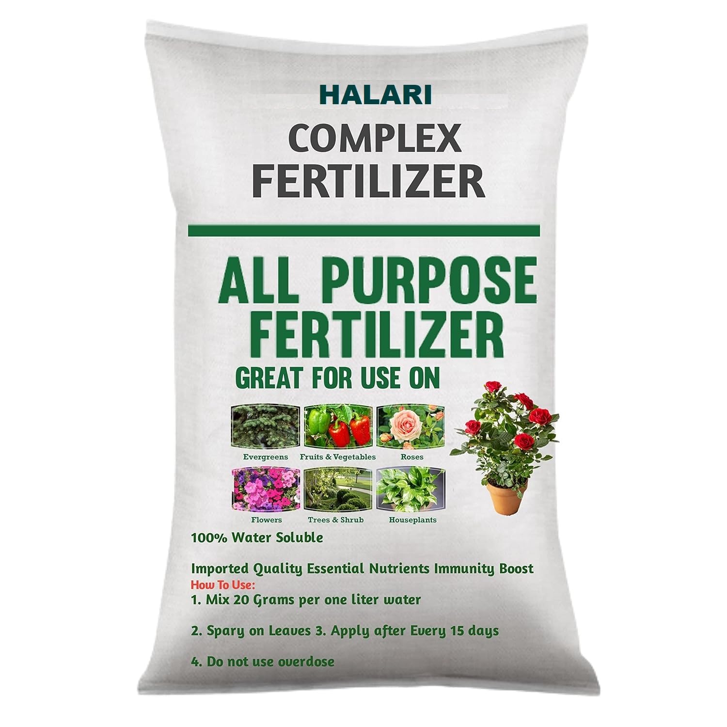 HALARI N.P.K. Complex Natural Fertilizer 12:11:18 Mg+S+Te... To Promote Plant Growth - Roots, Stems, Leaves, Etc., 900g (B0CSK2YWNB) Amazon Price History, Amazon Price Tracker