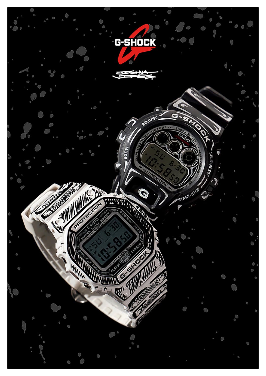 新品タグ付 DW-6900JV-1JR G-SHOCK Joshua Vides Casio G Shock DW 6900JV 1JR Joshua Vides Collaboration Limited