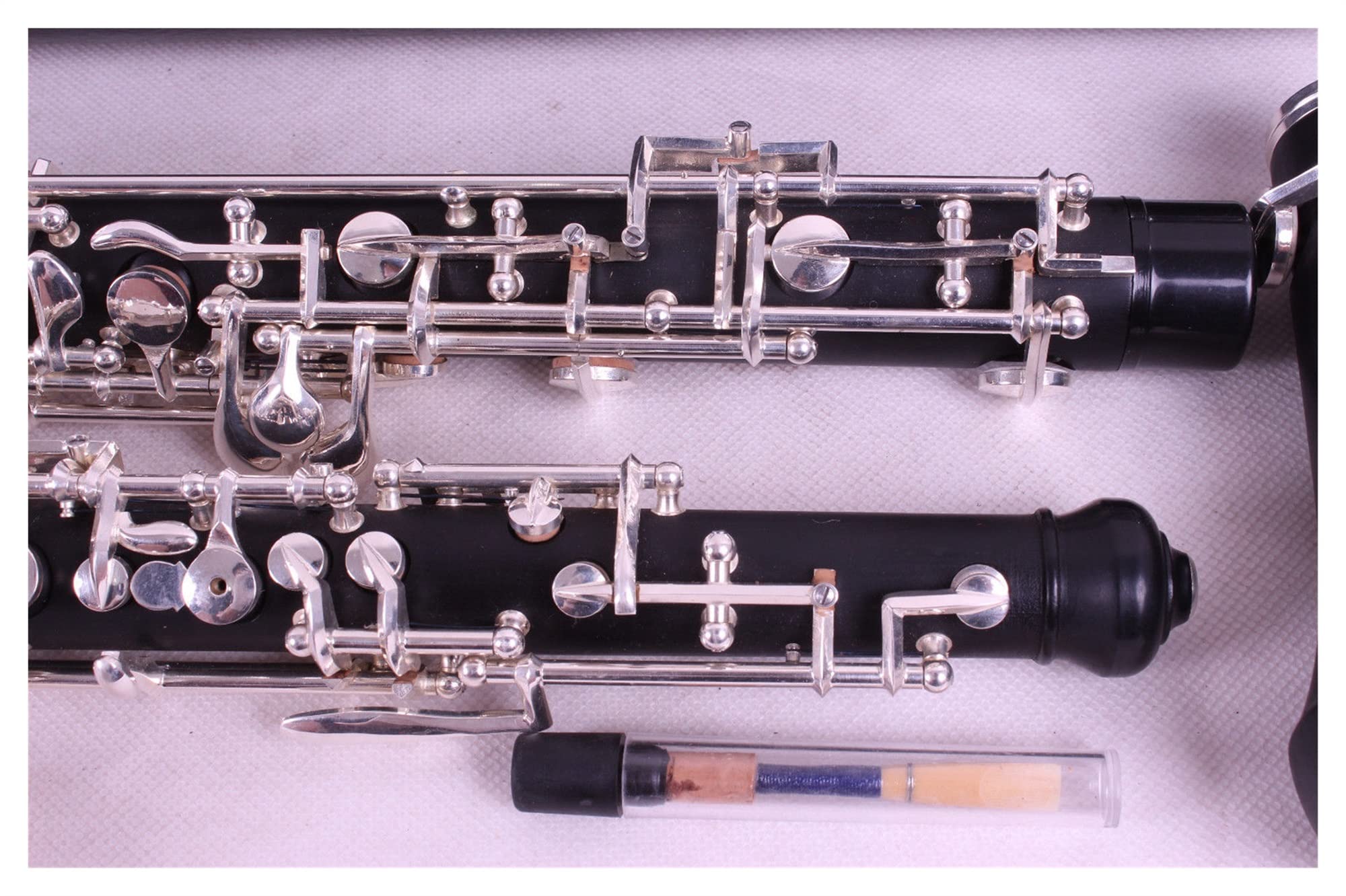 Strumento Oboe New Oboe C Key Hard Gomm Gomma Wood Resonance F con Custodia Principiante di Oboe