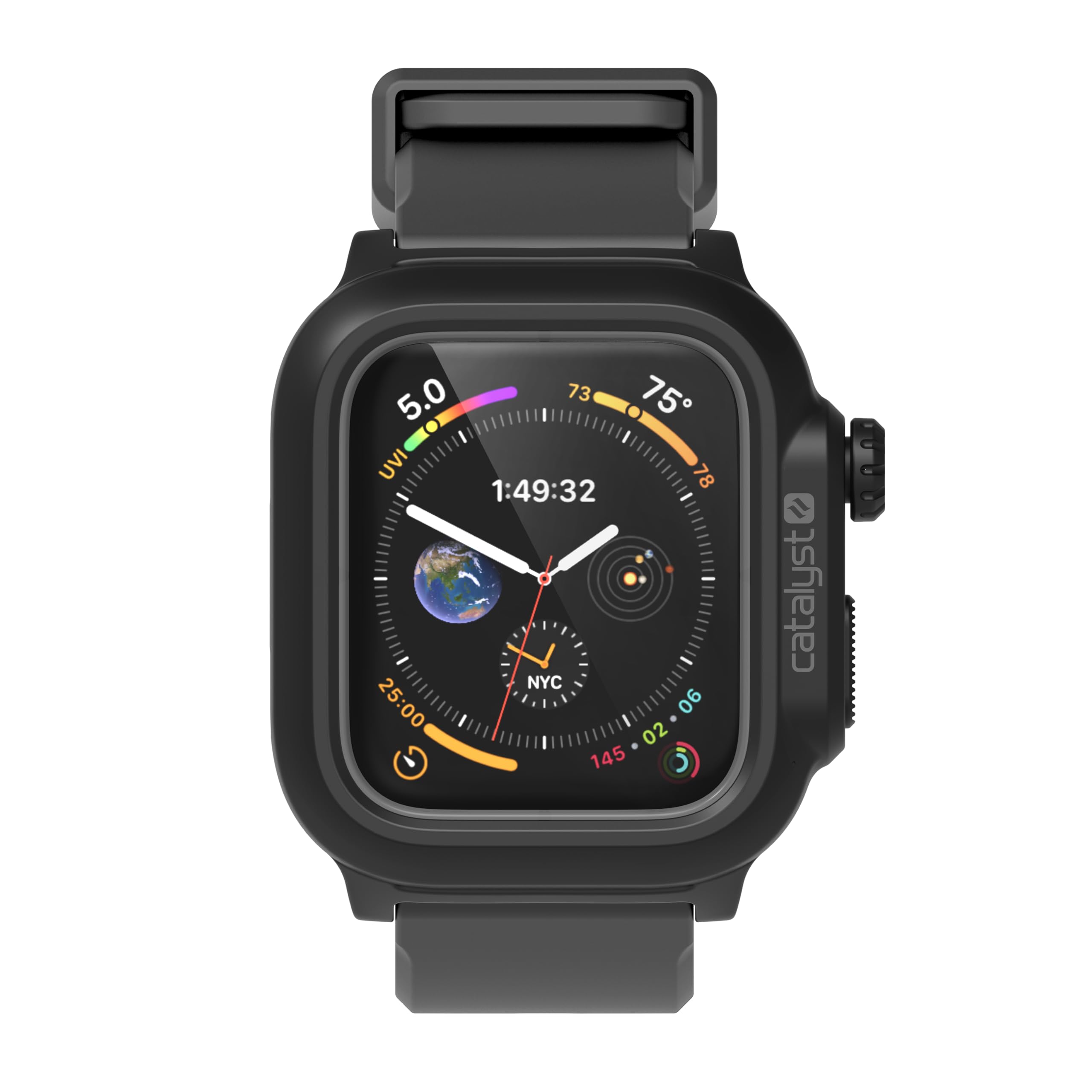 Catalyst Waterproof Case for 44mm Apple Watch Series 4 - Black/​Gray