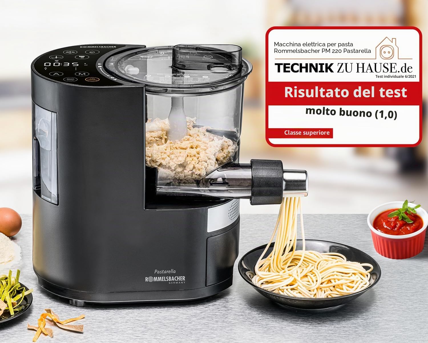 ROMMELSBACHER PM 220 PASTARELLA MÁQUINA DE PASTA, ROBOT DE COCINA PM220