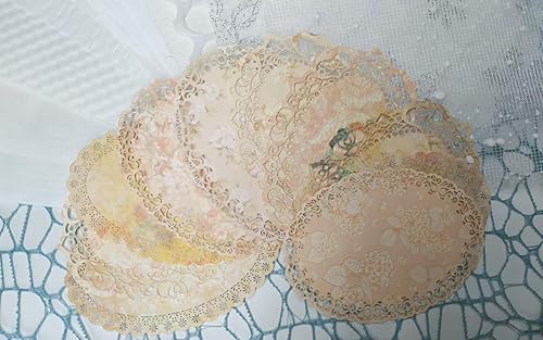 Miniatura 3 de 19 piezas de papel texturizado blanco para álbum de recortes con un paquete de papel de encaje hueco, hojas de papel A5 para manualidades, hechas a