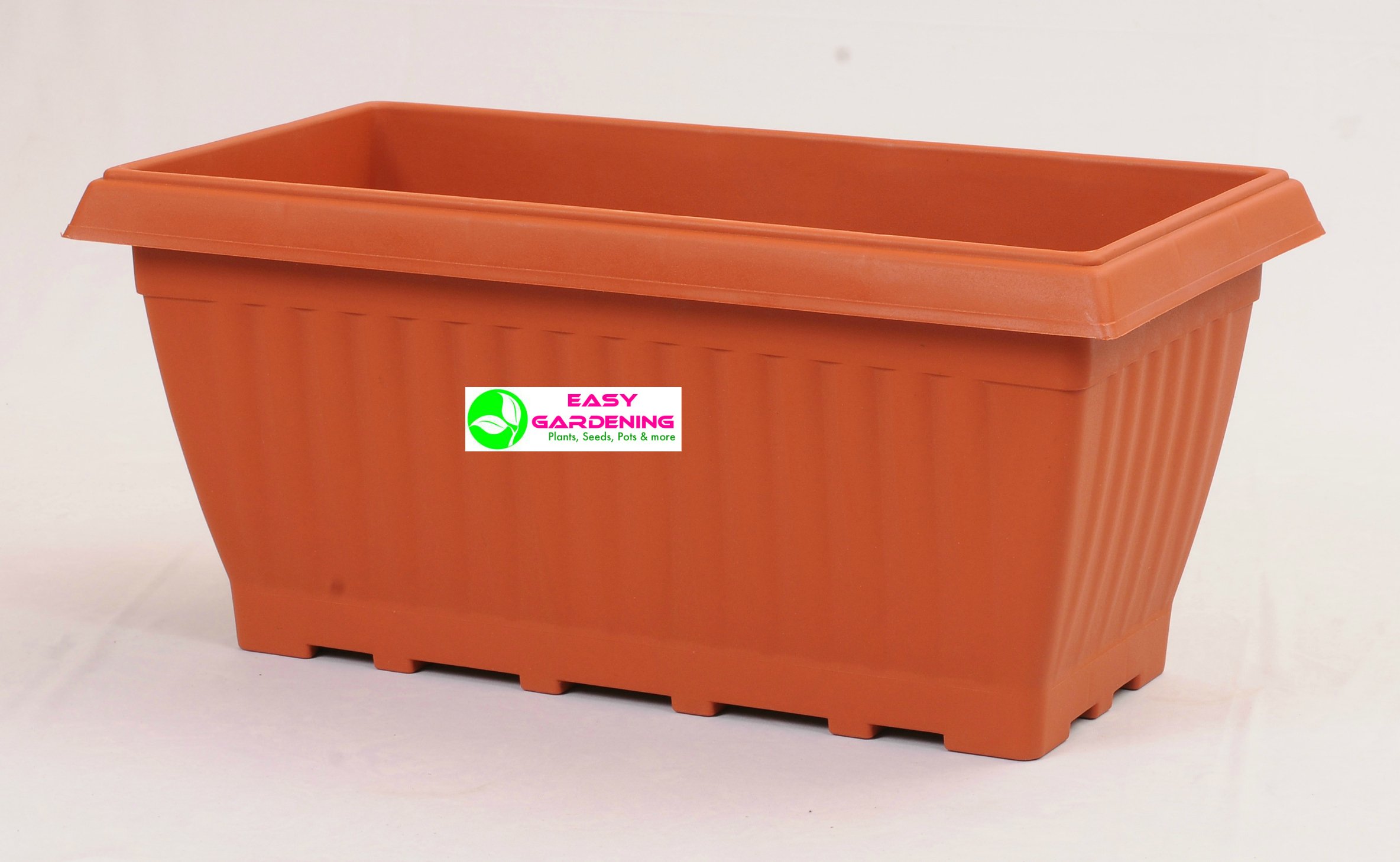 Easy Gardening Royal 4 Rectangle Pots - Terracotta Color Planter(Pack of 3) (B01HOR5FGK) Amazon Price History, Amazon Price Tracker