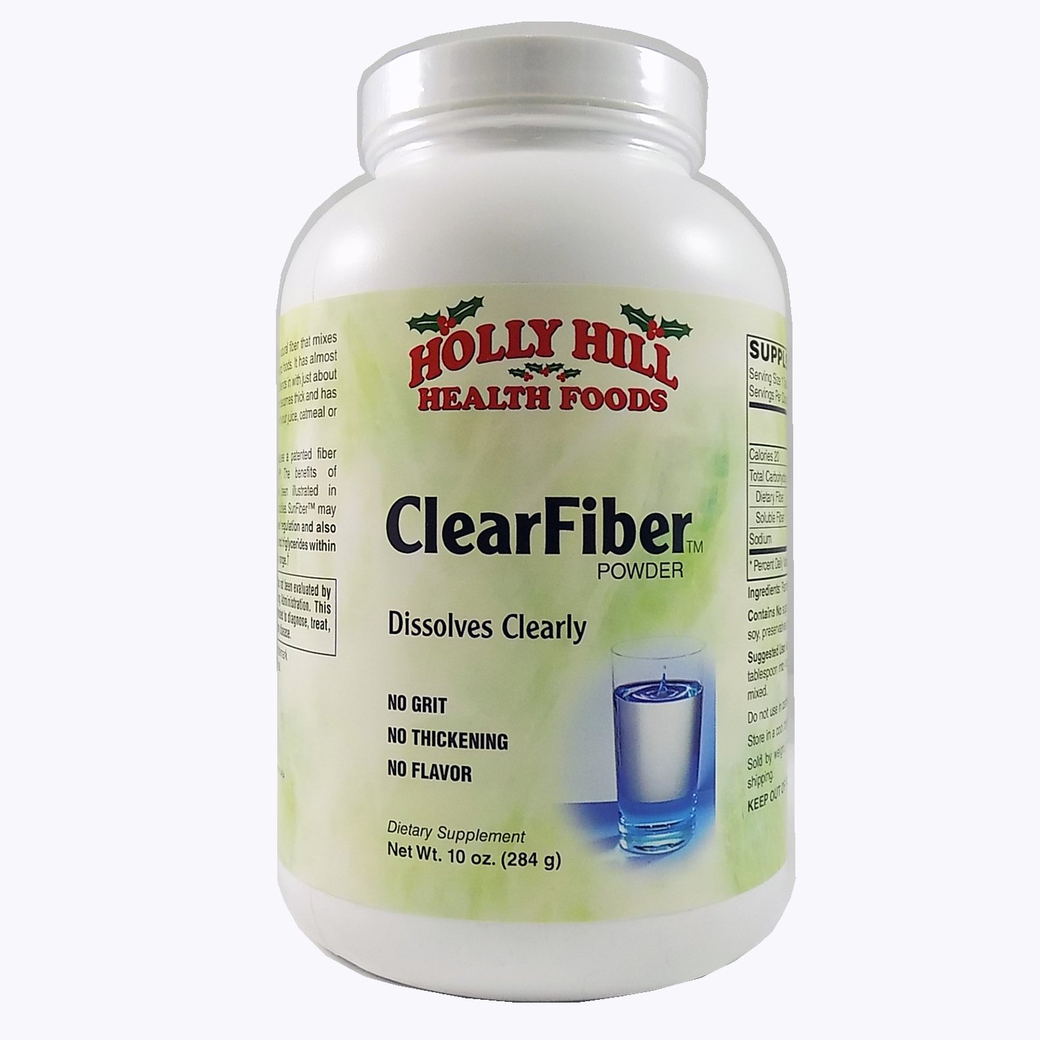 Clear Fiber Powder, 10 Ounce