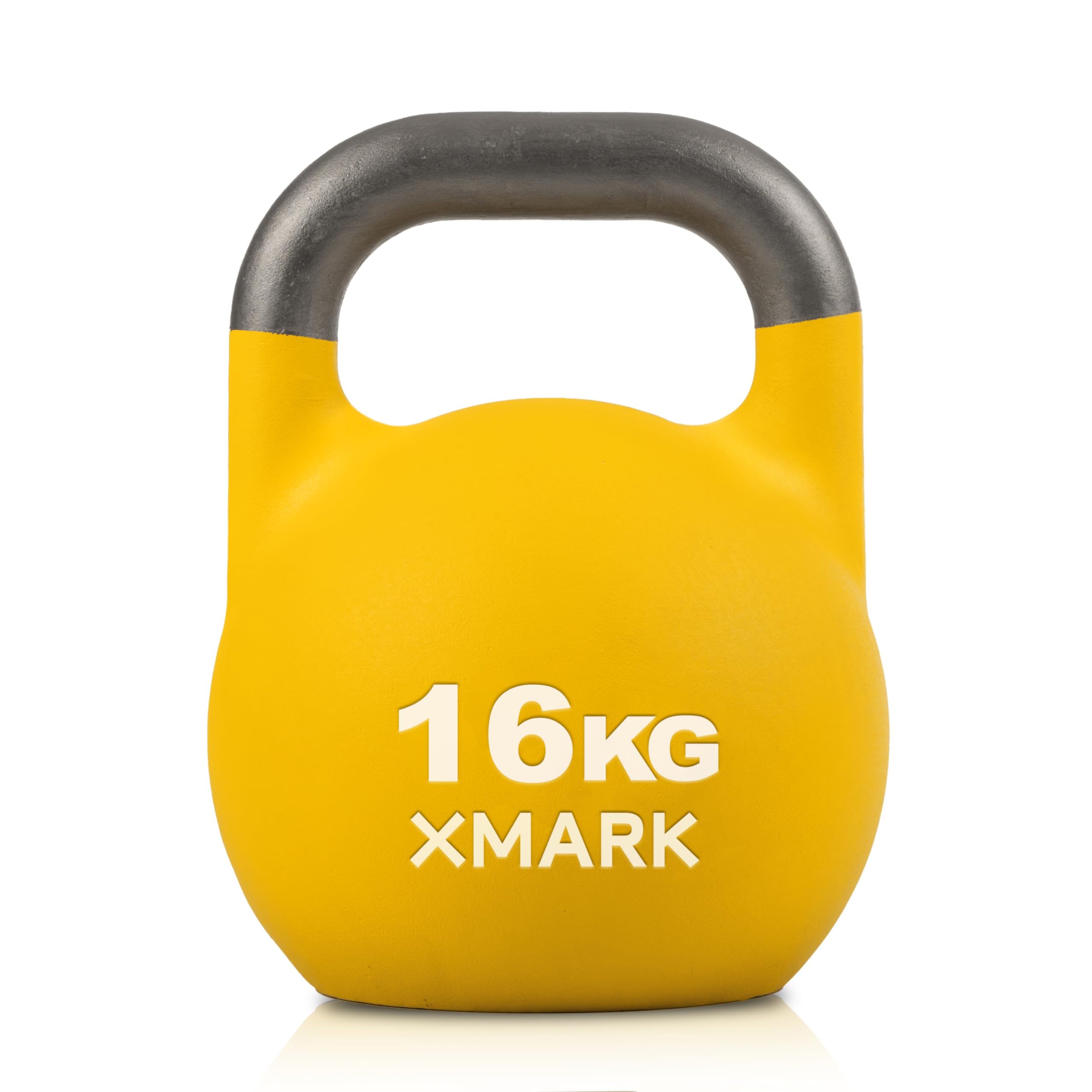 XMARK Kettlebell, 16 kg, Competition Kettle Bells for Strength Training, Squats, Deadlifts, Kettle Bell Swings, Exercise Equipment for Home and Gym