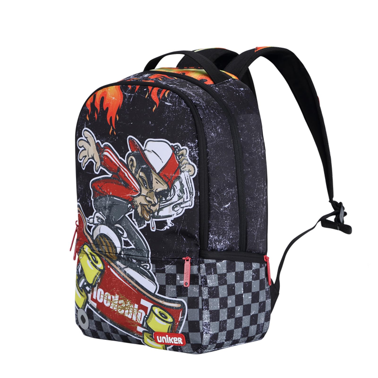 Laptop Backpack with USB Port,Graffiti Backpack for Work,Space School Backpack,Designer Laptop Backpack for 15.6 Inch