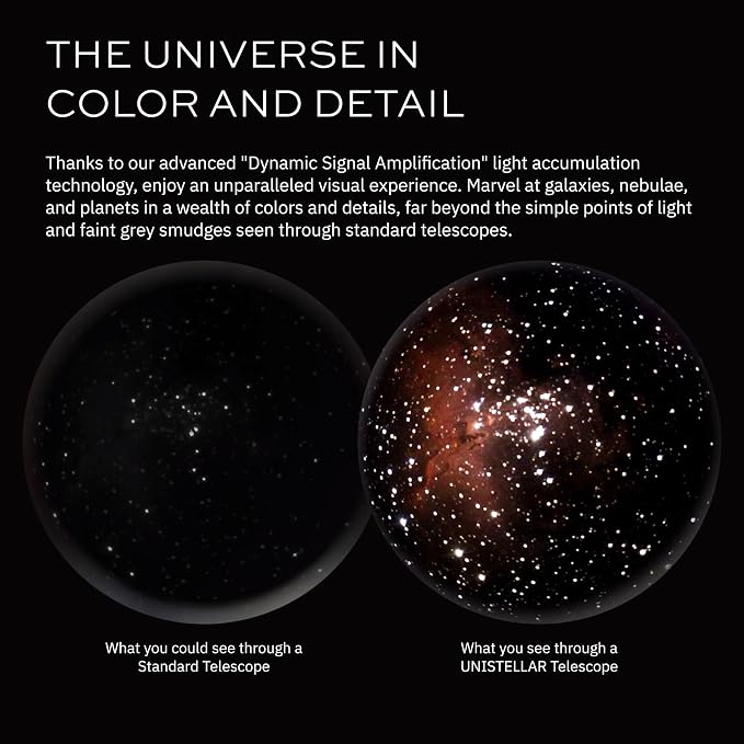 EVSCOPE 2 - Telescopio Inteligente Unistellar 114mm f/4 Alt-Az miniatura 3