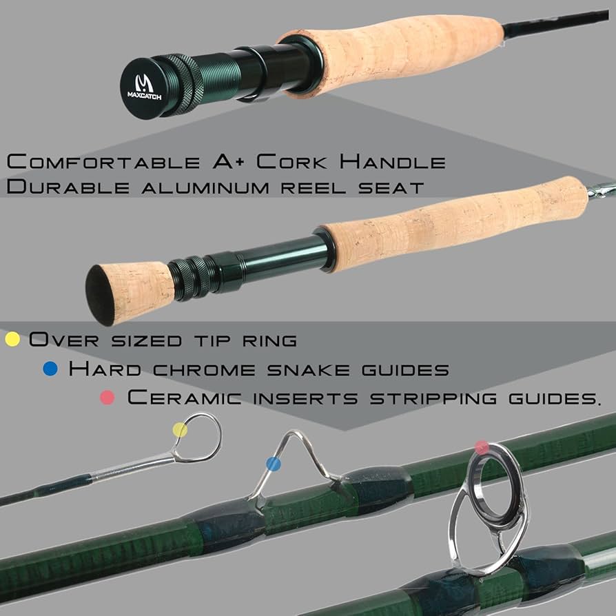 MAXCATCH EXTREME 9ft. #6. 4pc.フライロッド MAXCATCH EXTREME 9ft. #6. 4pc.フライロッド Amazon.com: M