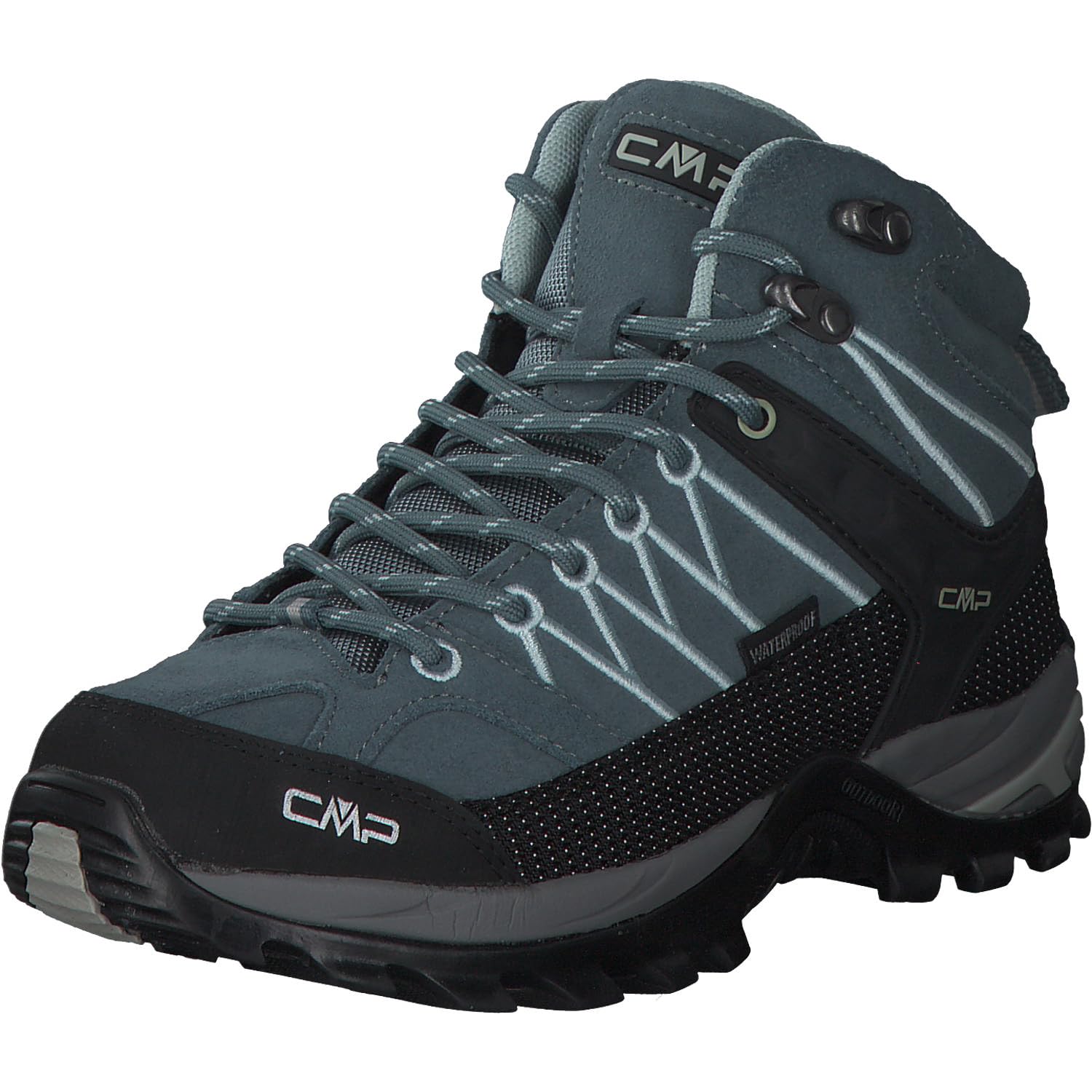 CMP Rigel Mid Wmn Trekking Shoes Wp, Scarpe da trekking Donna, Mineral Green, 39 EU