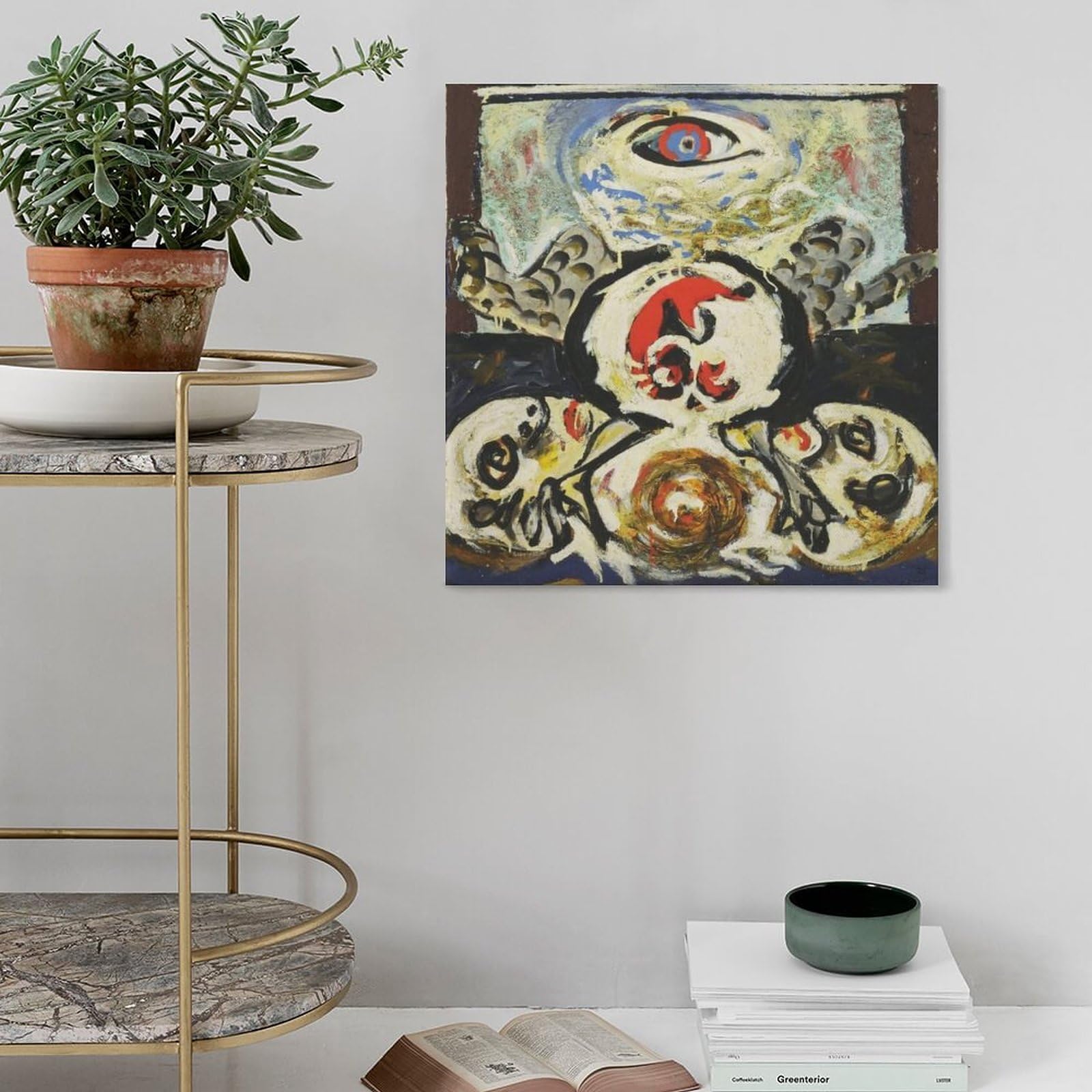 Amazon.co.jp: Jackson Pollockジャクソン・ポロック画家の作品《鳥