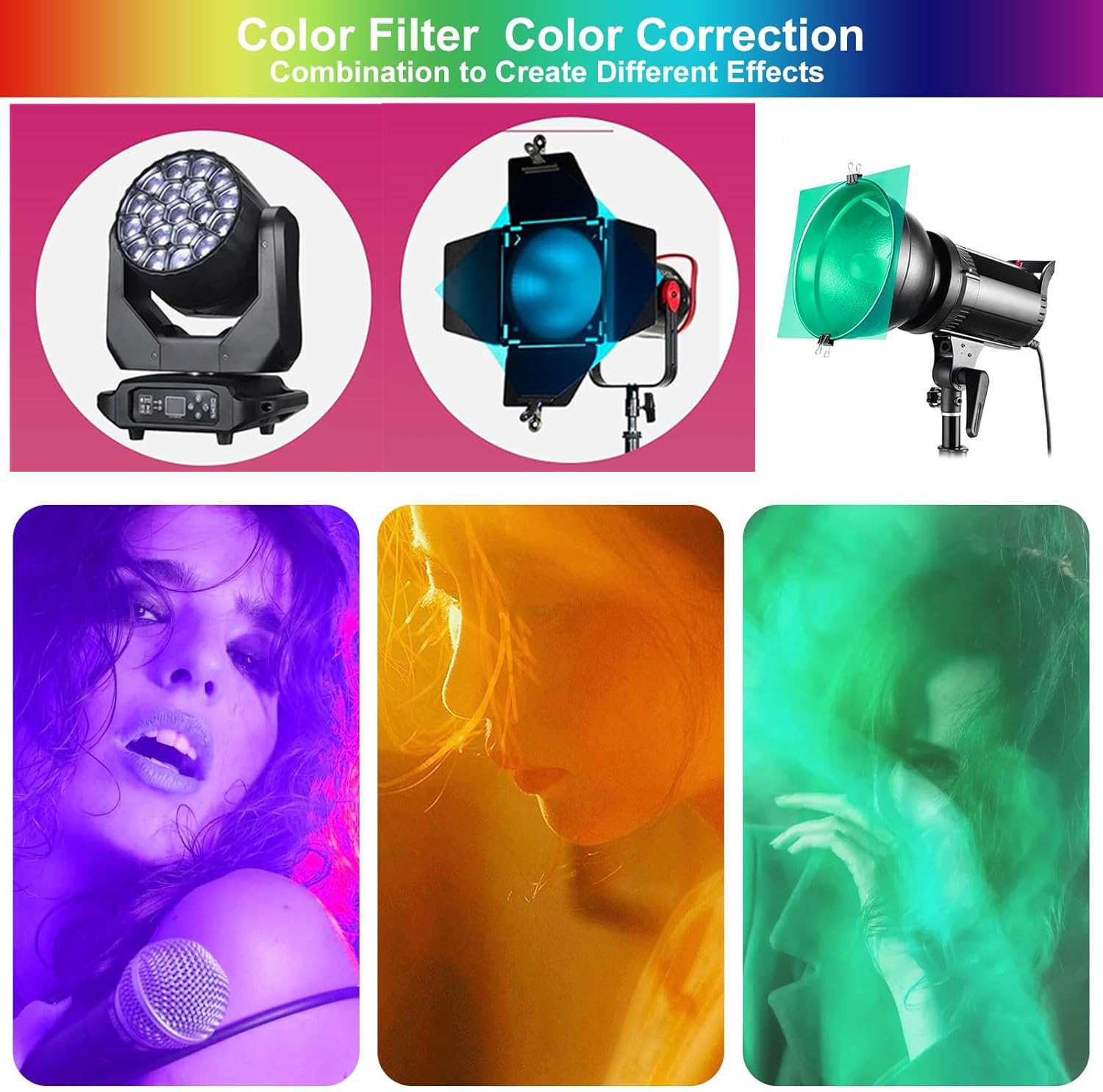Foglio pellicola gelatina blu filtro colore per fari PAR56 PAR64 Foglio pellicola gelatina blu filtro colore per fari PAR56 PAR64