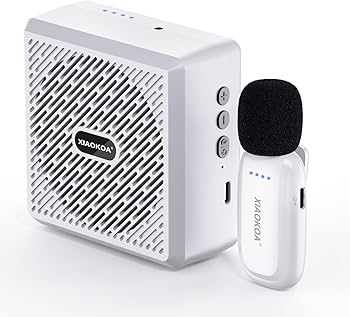 Amazon.co.jp: XIAOKOA 拡声器 ワイヤレス拡声器 ポータブル拡声器 15W