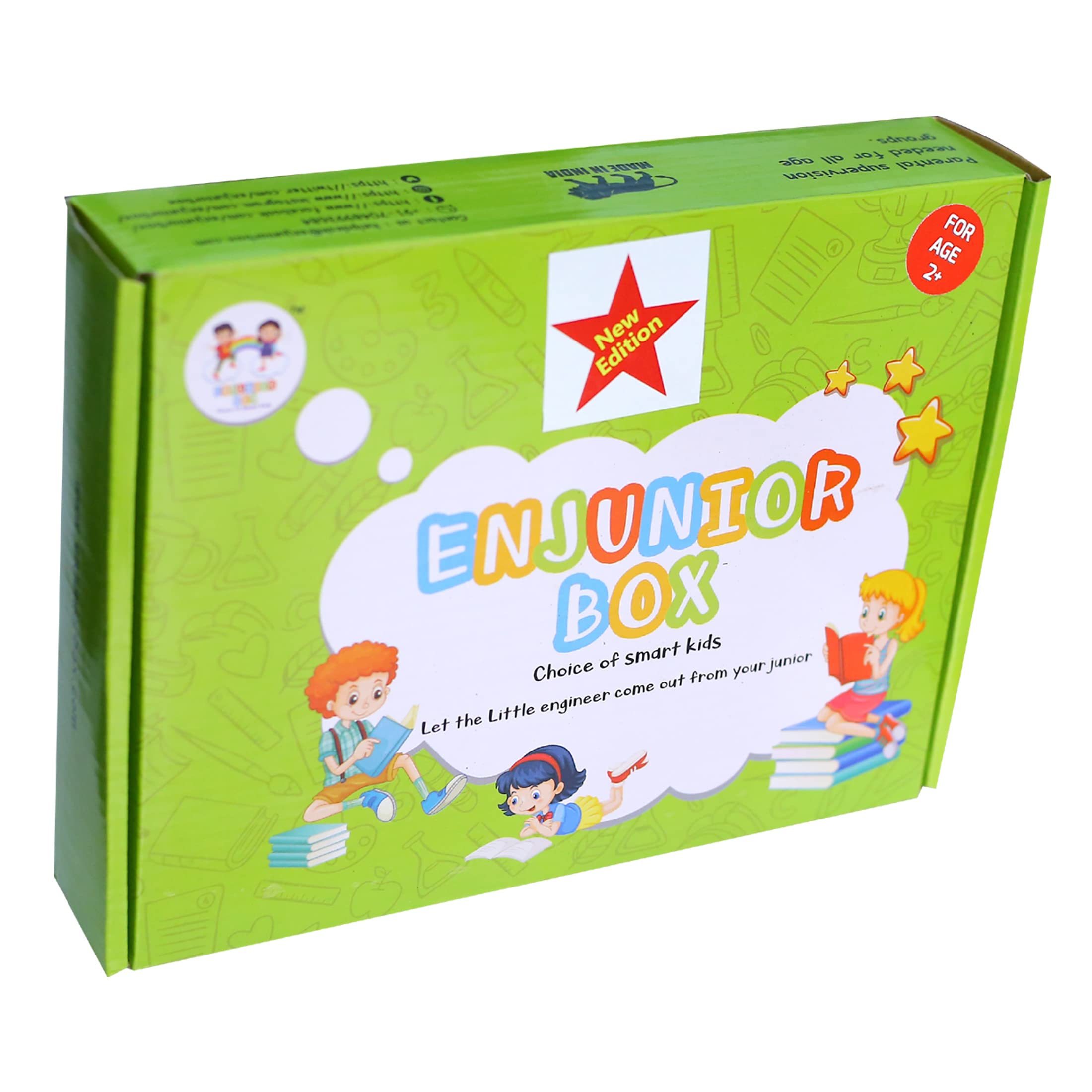 ENJUNIOR BOX - Babies Memory Games -Educational Activity Game for Kids Ages 2 Years and Up (New Edition)