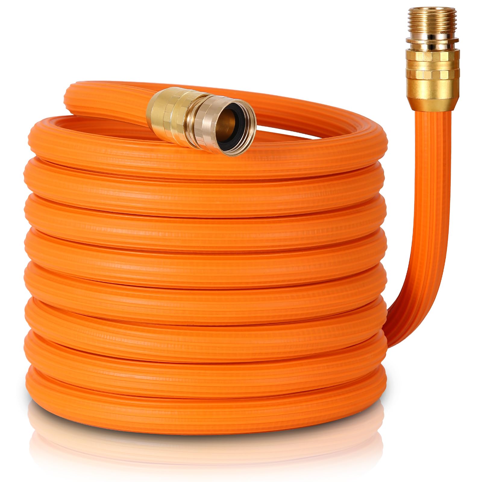 Orange Magic 2024 30-50ft garden hose retractable no kinks weight 3 lbs abrasion and puncture resistant Suitable for a variety of gardening activities, safe Patented products gift