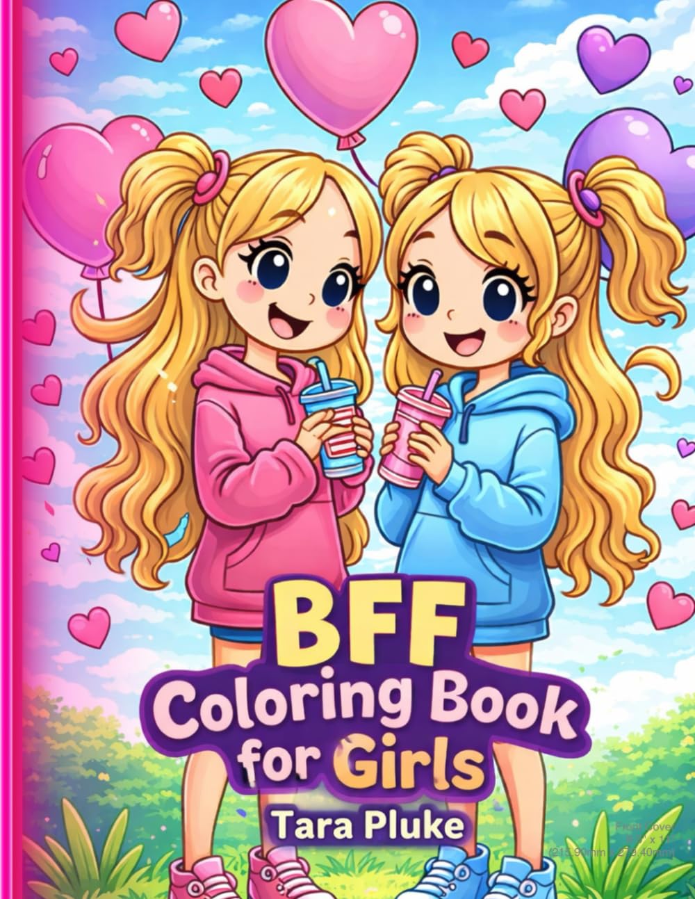 BFF Best Friends For Ever Coloring Book: For Girls