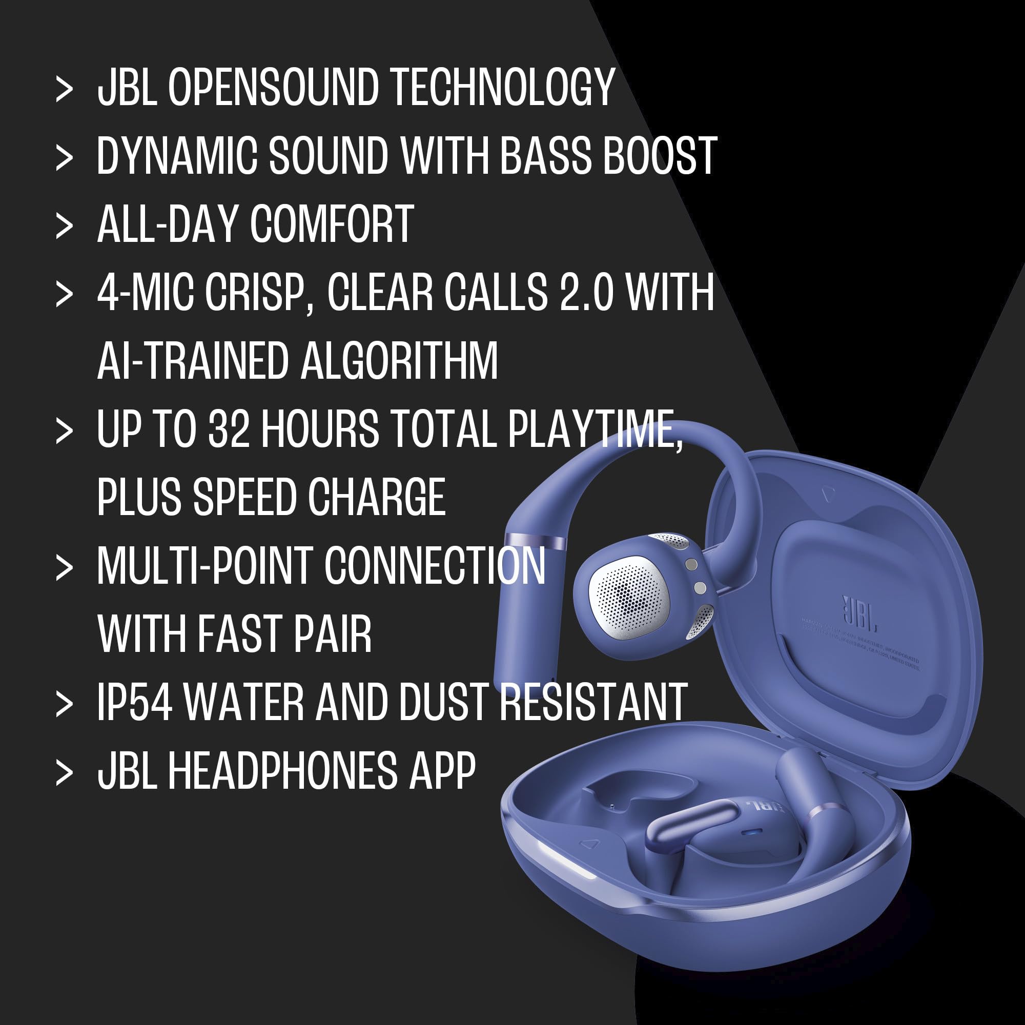 Amazon.com: JBL Sense Pro - True Wireless Open-Ear Headphones with