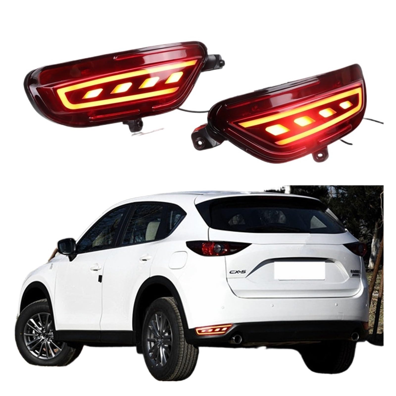 新品☆CX-5 KF LEDリフレクター LEDライトバーリフレクター
