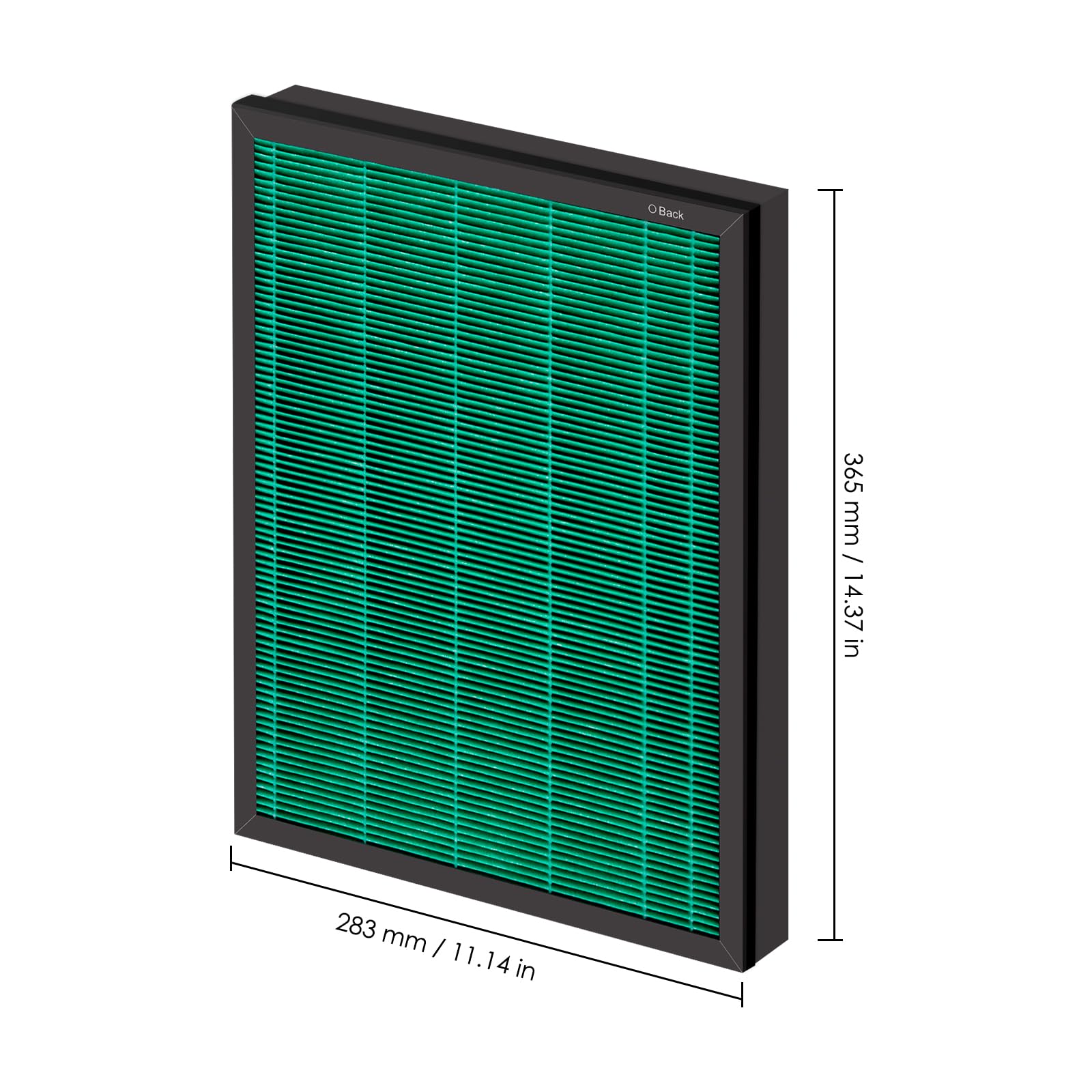 (4 pezzi) Airmega 400 filtri di ricambio per purificatore d'aria Coway Airmega 400, Max2 400 400S 400 (G) 400S (G), Max2 Green True HEPA e filtri ai carboni attivi, AP-2015-FP, 2 set, parte # 3111735