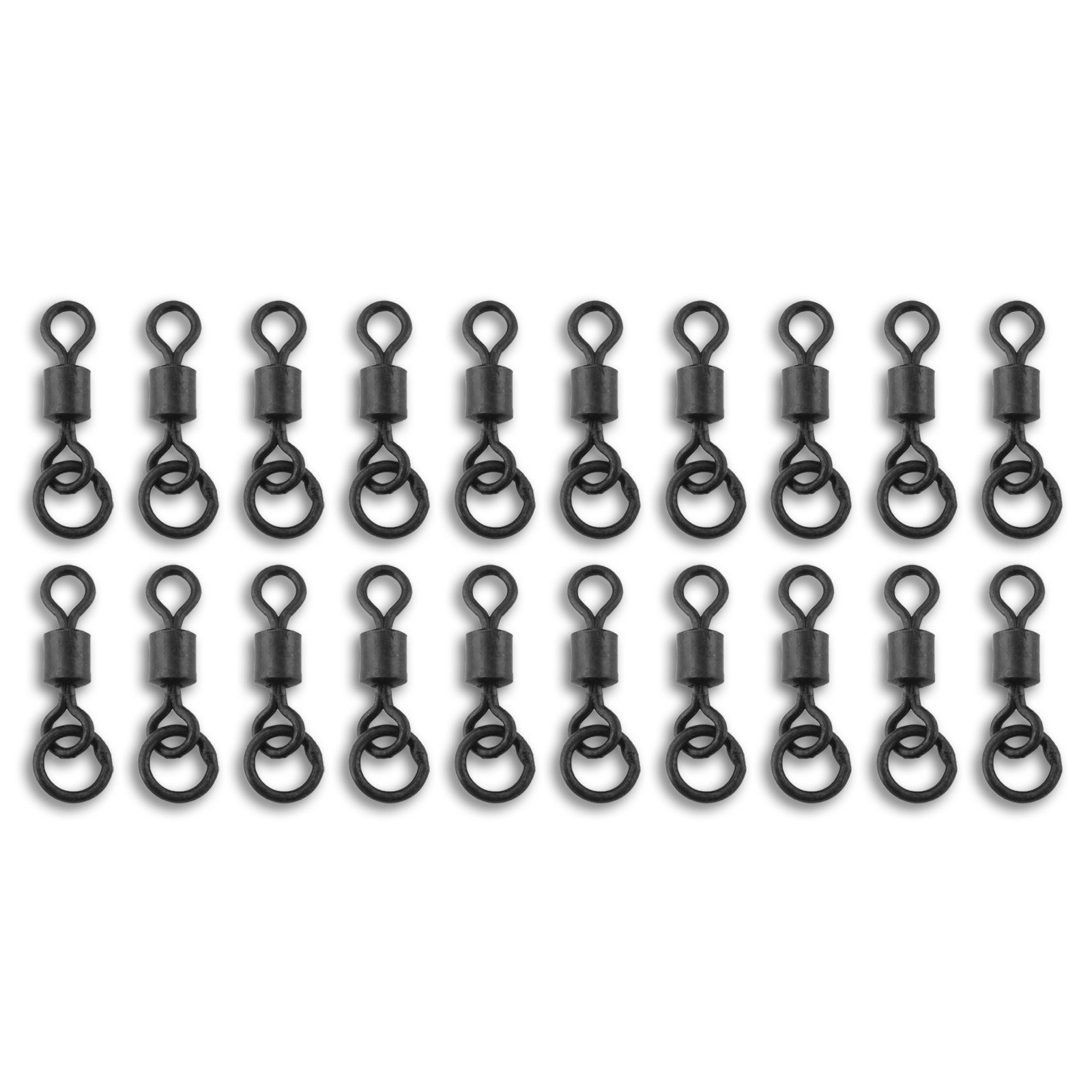 Bank Tackle Flexi Ring Swivels Size 8, 11 and 22 Micro Hook Swivel Carp Fishing Tackle