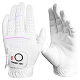 Golf Gloves Womens Ladies 1 Pack Glove Left Hand for Right Handed Golfer&comma; Wet Hot Cool Rain Grip Weathersof All Weather&comma; Fit Small Medium Large XL