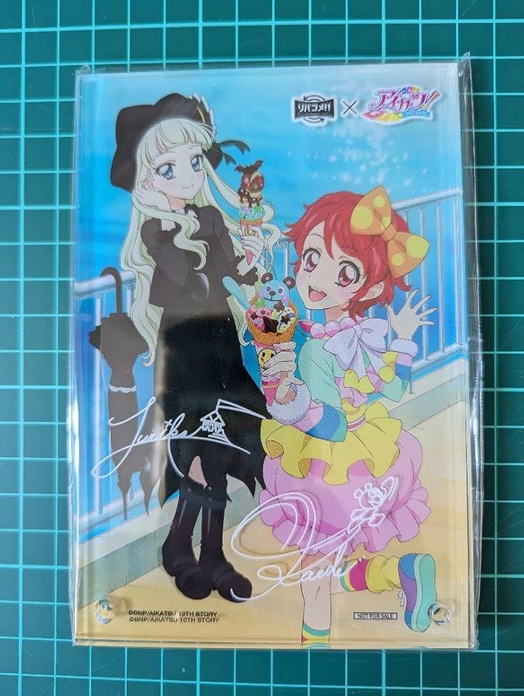 リバコメ!!×TVアニメ アイカツ！ ユリカ かえで アクリルパネル