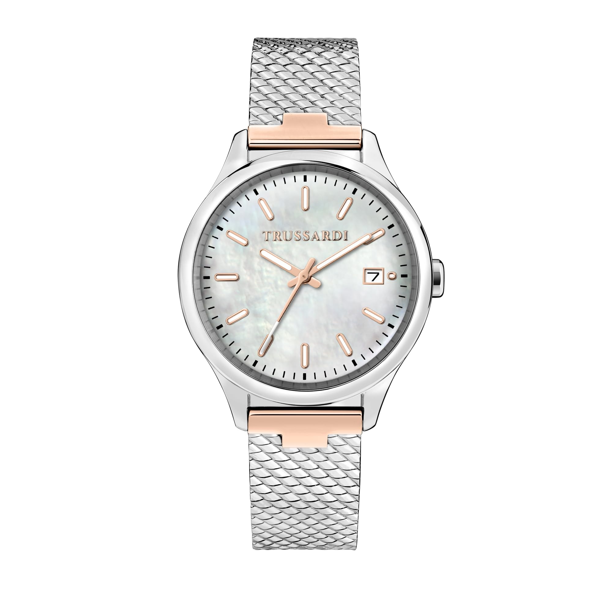 Trussardi Orologio Donna, Tempo, Data, Analogico, Cinturino In Acciaio, Collezione City Life - R2453170505 - 4