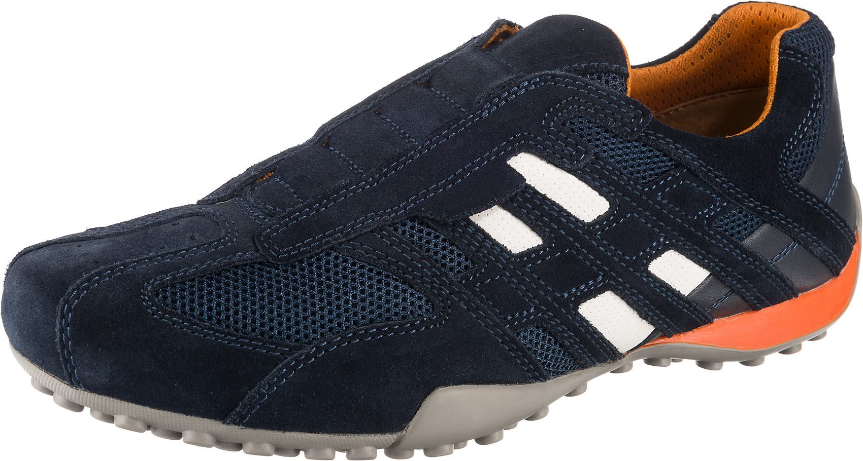 Geox Man Uomo Snake Sneakers, NAVY, UK 6