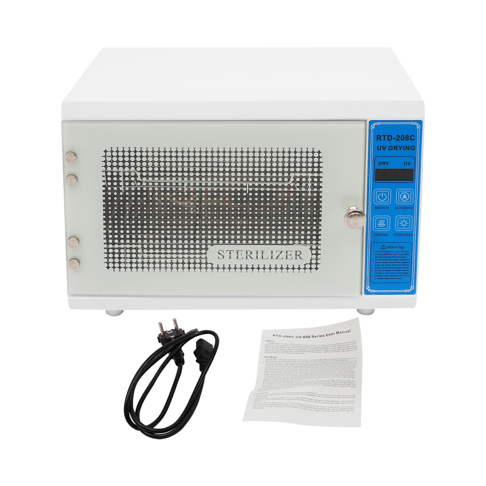 Sterylizator UV suszarka ozonowa, 160 W, 12 l, urządzenie stołowe, 2 | Suszenie ozonowe UV 3 w 1 zapewnia dokładną higienę