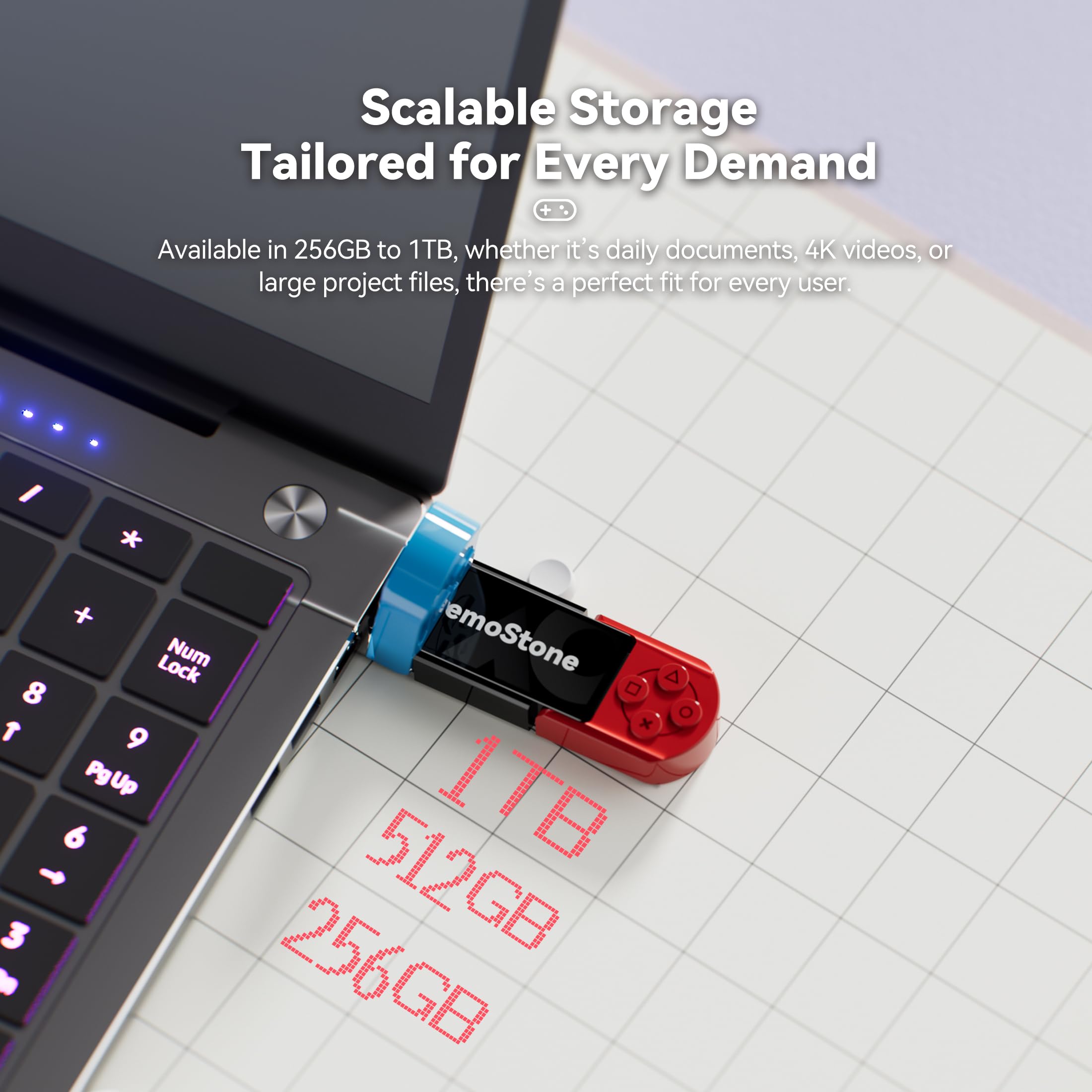 Amazon | KingSpec MemoStone 512GB 外付けUSB-C SSD USB 3.2 Gen2