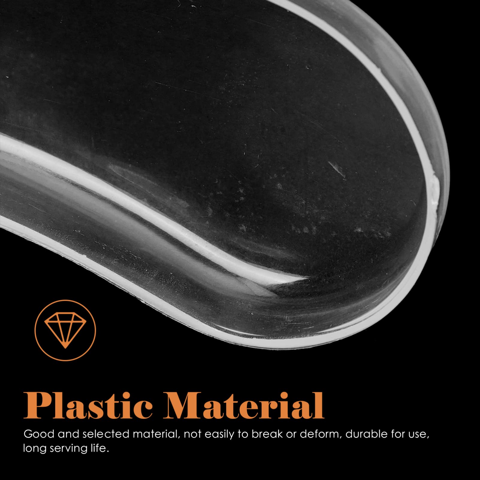 JOINPAYA Piano Foot Pad Protectors 6pcs Set Piano Pedal Plastic Protective Sleeves Elegant Design Serving Life for Your Piano