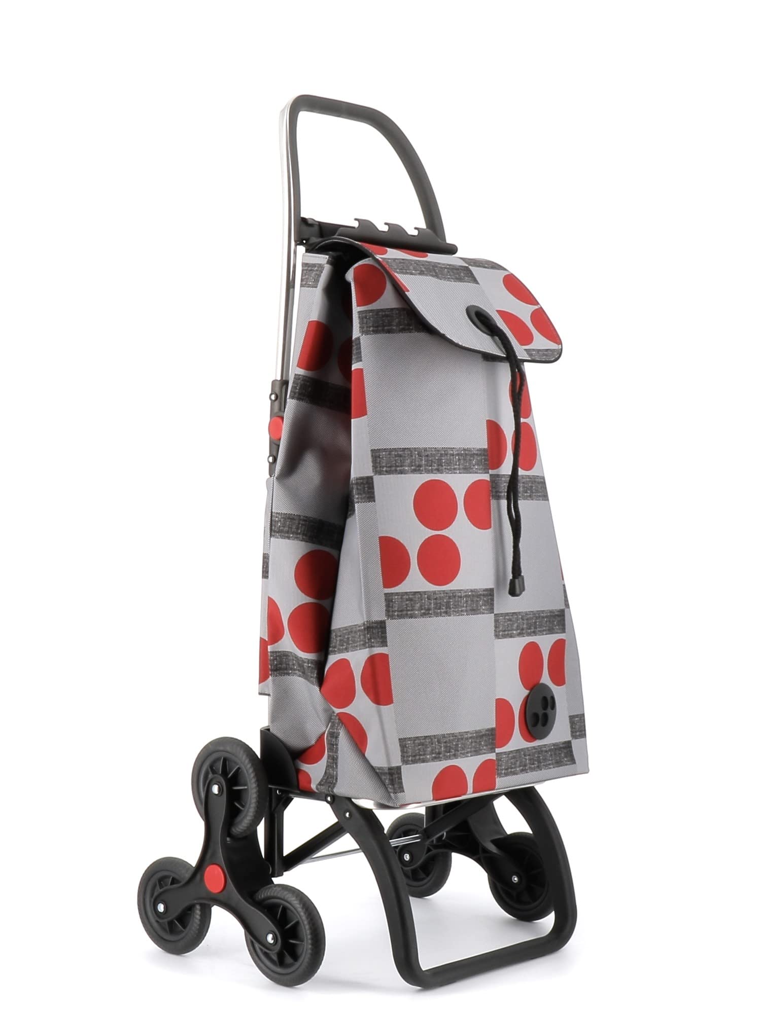 Carro Rolser I-​MAX Logos 6 Ruedas Sube Escaleras Plegable - Rojo