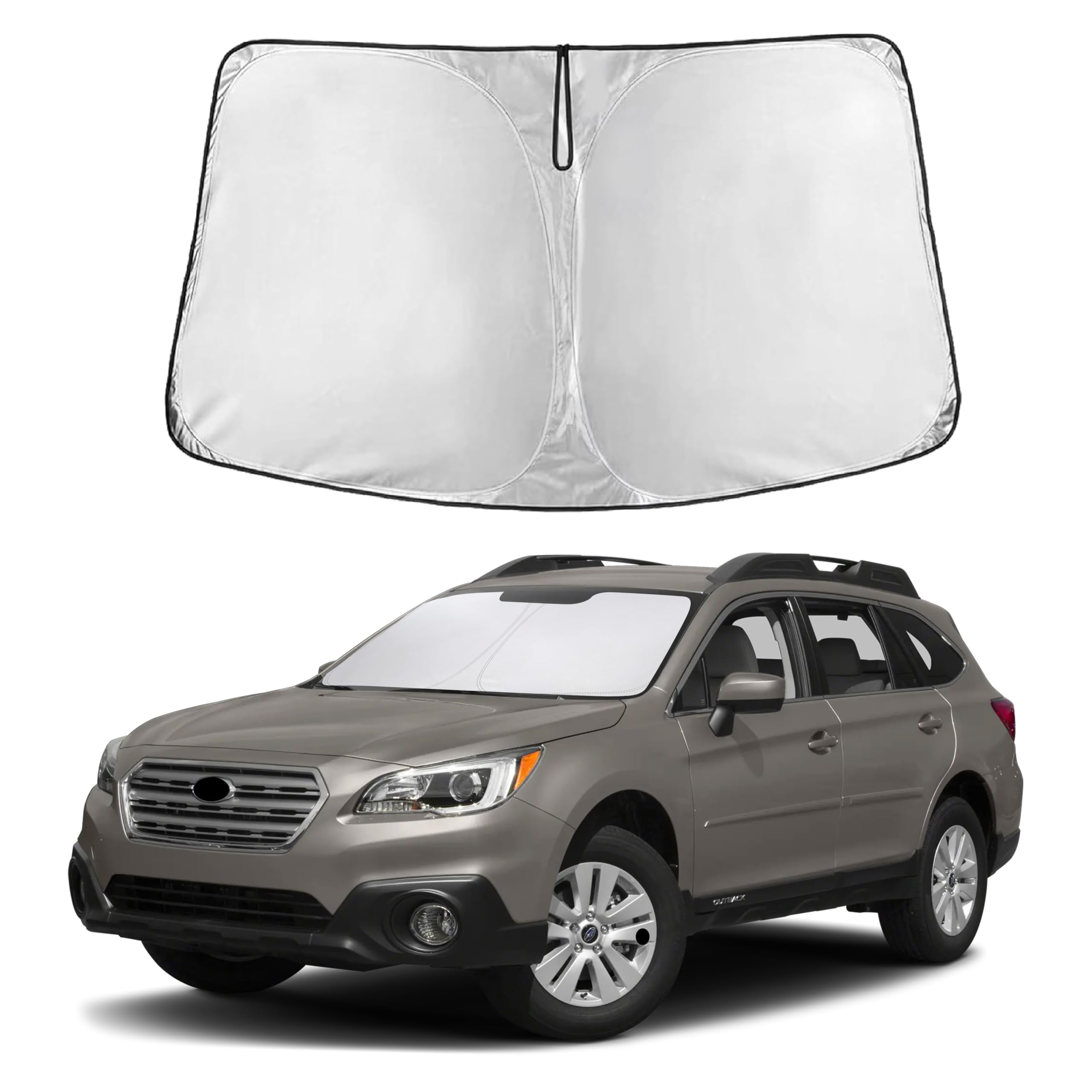 EcoNour Windshield Sun Shade Compatible for Subaru Outback 2010–2014