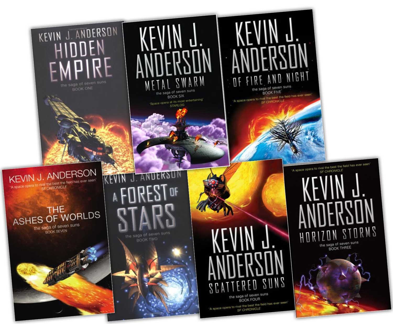 Buy Kevin J. Anderson Saga of Seven Suns 7 Books Collection Set RRP £