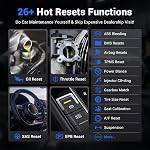 OBD2 Scanner VDIAGTOOL D200, Wireless Bidirectional Scan Tool with 26 Resets-Lifetime Free Updates, All System Car Code Reader Diagnostic Tool (Unlockable J2534, ECU/Online Coding & 49+ Resets)