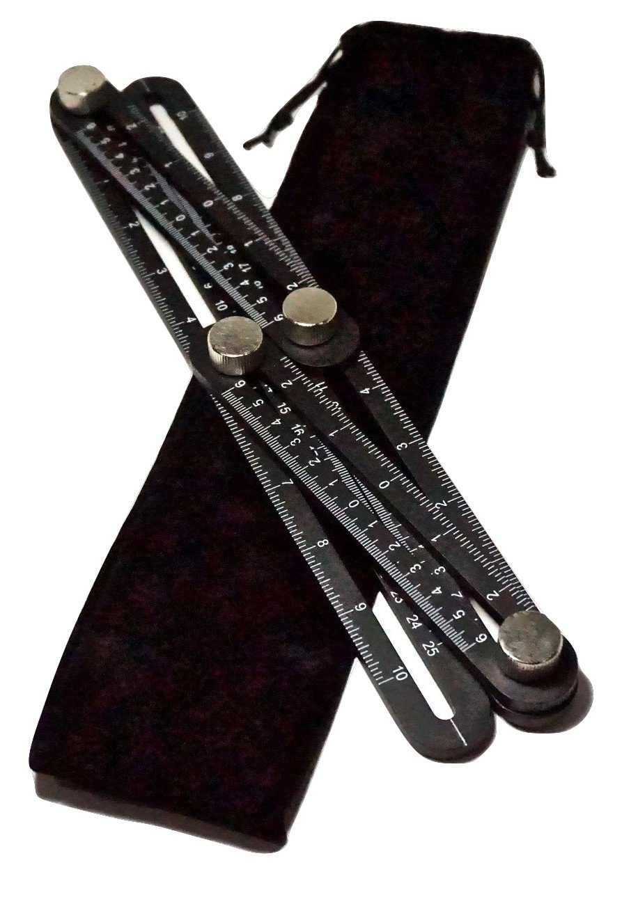 IMPROVED Angleizer Template Tool - Premium Multi Angle Finder Precision Measurement Accurate Utensil & Protractor Ideal for Craftsmen, Builder, Carpenter, Architect Engineer or DIY Gift