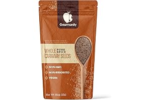 Gourmanity Premium Caraway Seeds: Unirradiated for Maximum Culinary Versatility